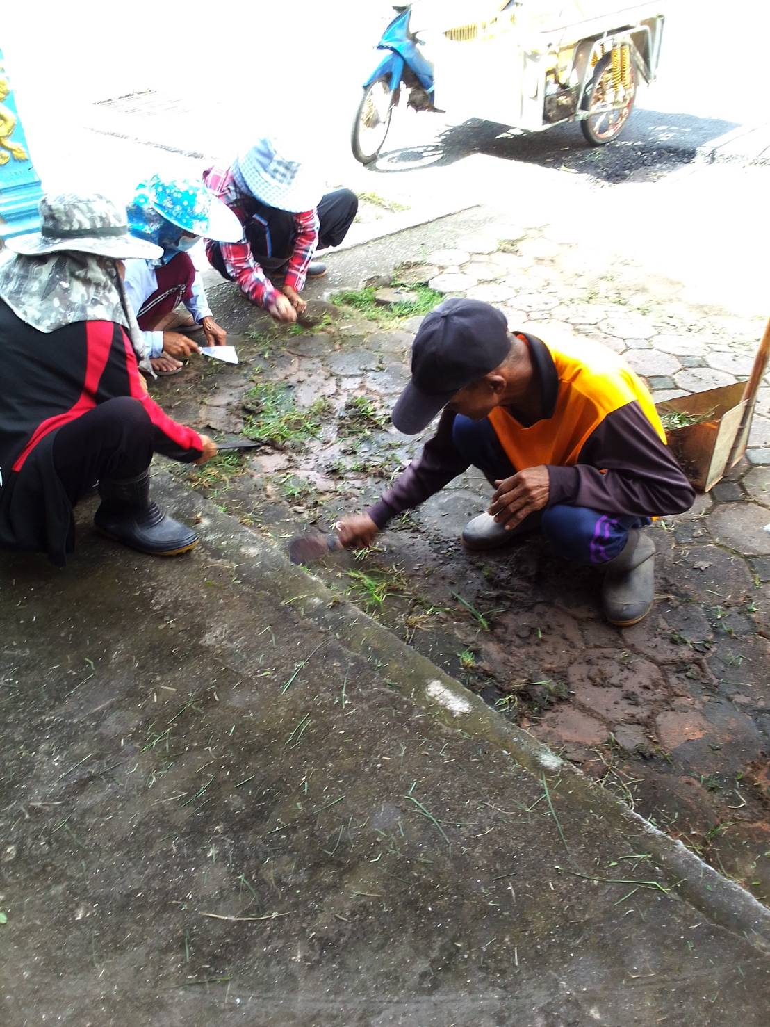 ทำความสะอาดถนนควนขนุน-เขาปู่