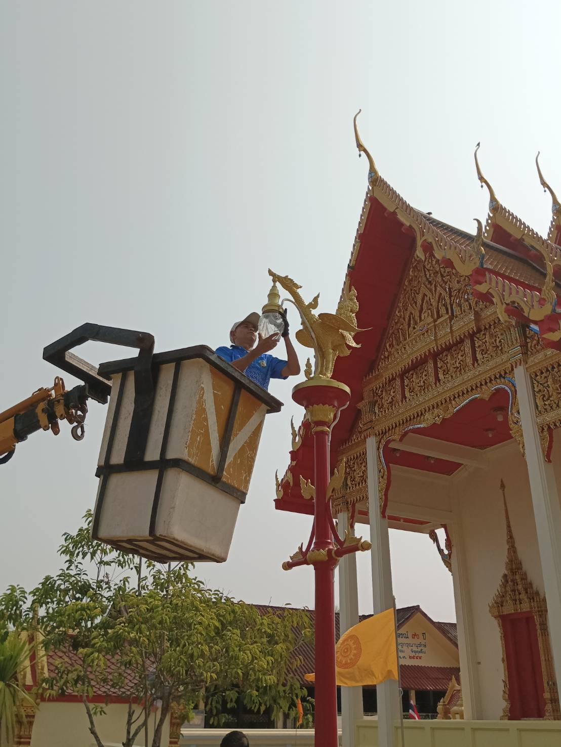 เปลี่ยนหลอดไฟแสงจันทร์